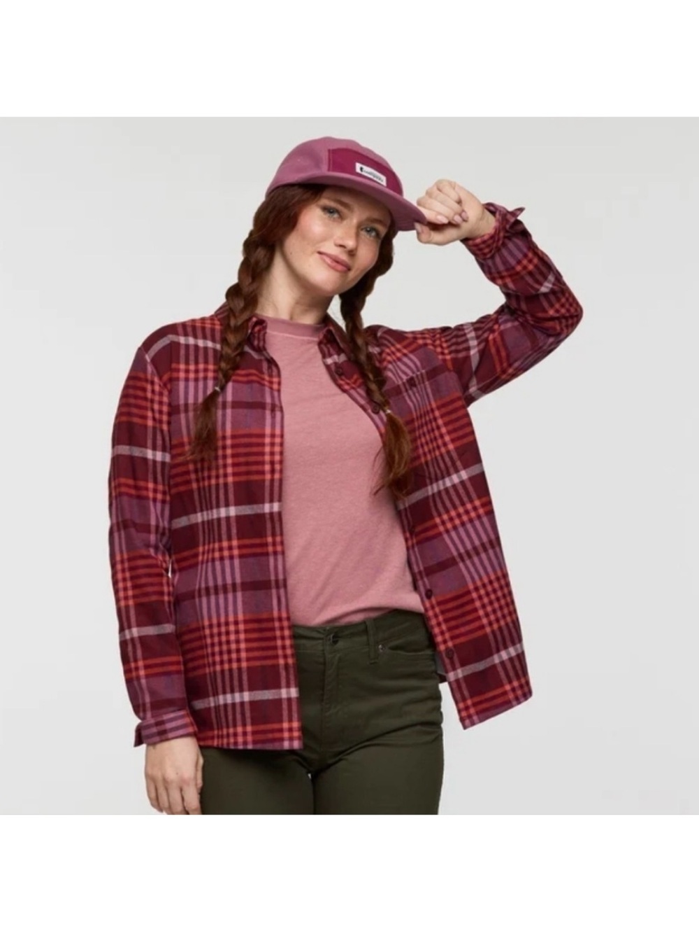 New Cotopaxi Women’s Quedo Flannel in FJORD PLAID